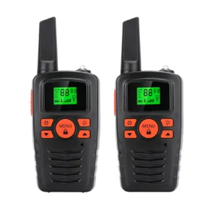 UT518 Walkie Talkies Long Range for Adult, Two Way Radios with FRS 22 Channels, LED Flashlight, LCD Display, Calling Tones, VOX for Family Business Hiking Camping 2 Pack